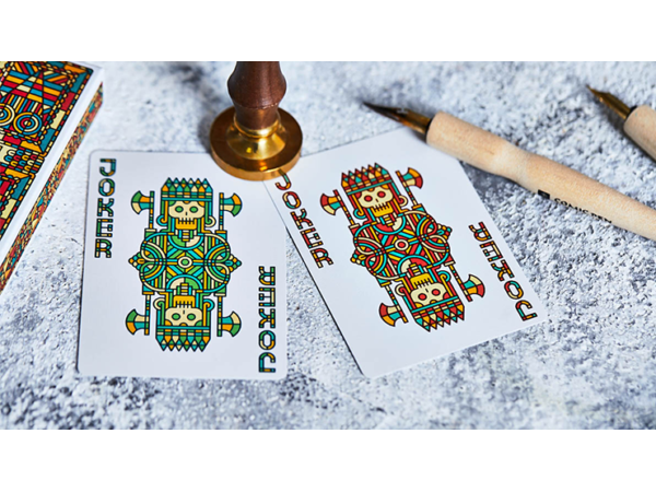 Bloodlines (Ruby Red) Playing Cards by Riffle Shuffle