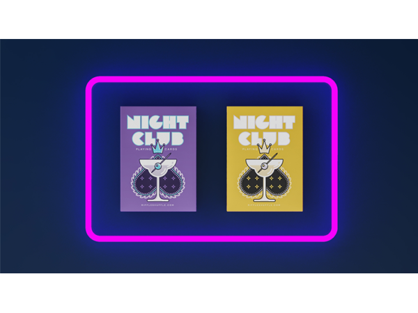 Nightclub Champagne Edition Playing Cards by Riffle Shuffle