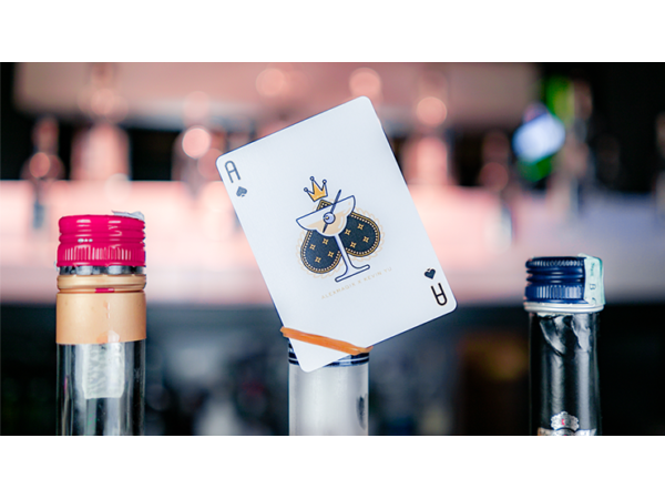 Nightclub Champagne Edition Playing Cards by Riffle Shuffle