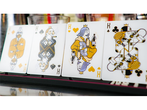 Nightclub Champagne Edition Playing Cards by Riffle Shuffle