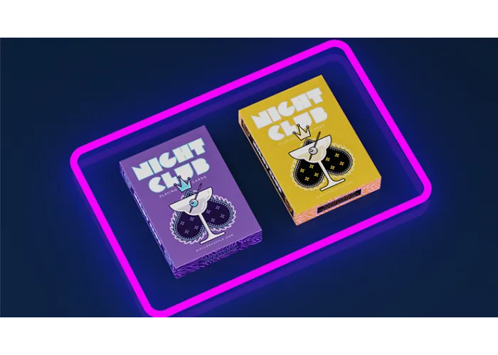 Nightclub UV Edition Playing Cards by Riffle Shuffle