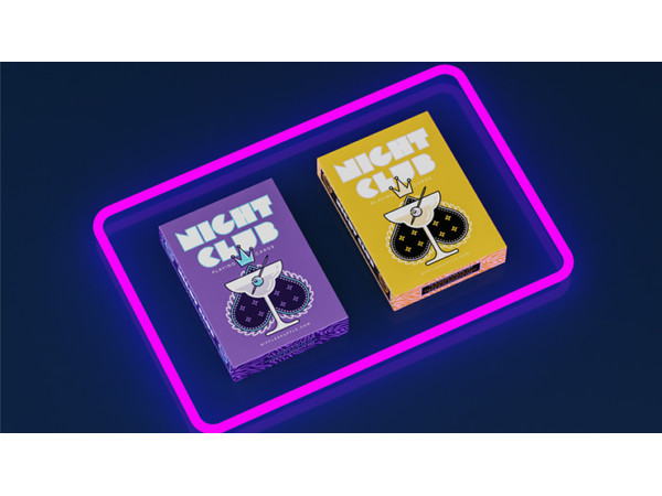 Nightclub UV Edition Playing Cards by Riffle Shuffle