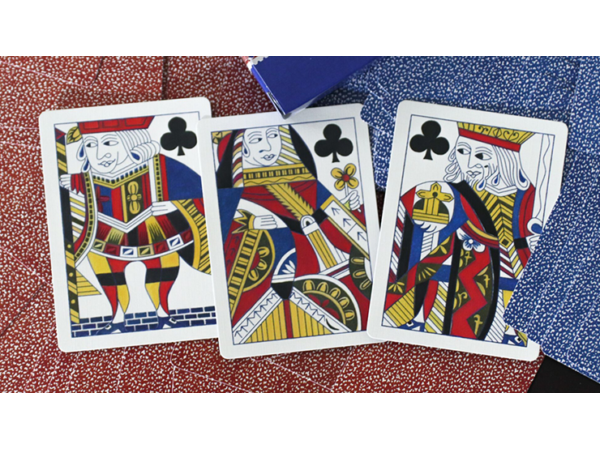 Limited Late 19th Century Square Faro Gilded (Red) Playing Cards