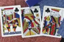 Limited Late 19th Century Square Faro Gilded (Red) Playing Cards – Image 6