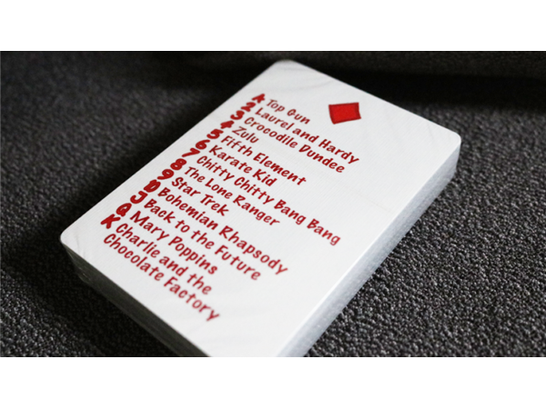 53 Films Playing Cards by Mark Shortland