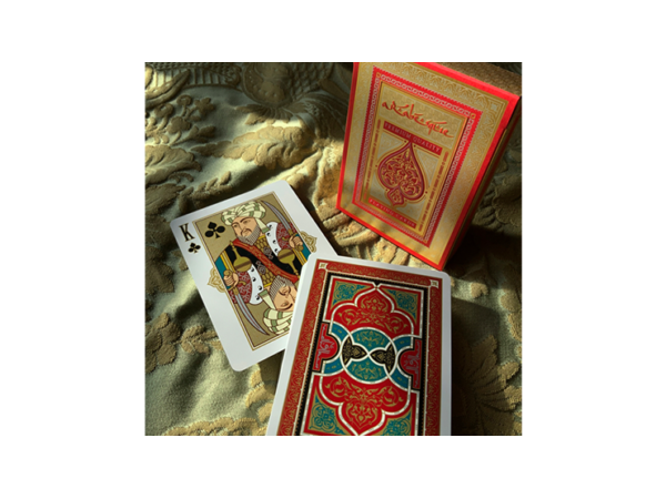 ARABESQUE Playing Cards - Player's Edition (Red) by Lotrek