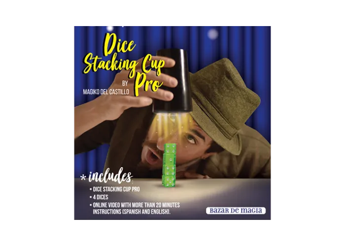 Dice Stacking Cup Pro (Gimmicks and Online Instructions) by Bazar de Magia