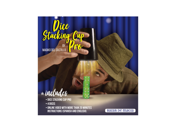 Dice Stacking Cup Pro (Gimmicks and Online Instructions) by Bazar de Magia