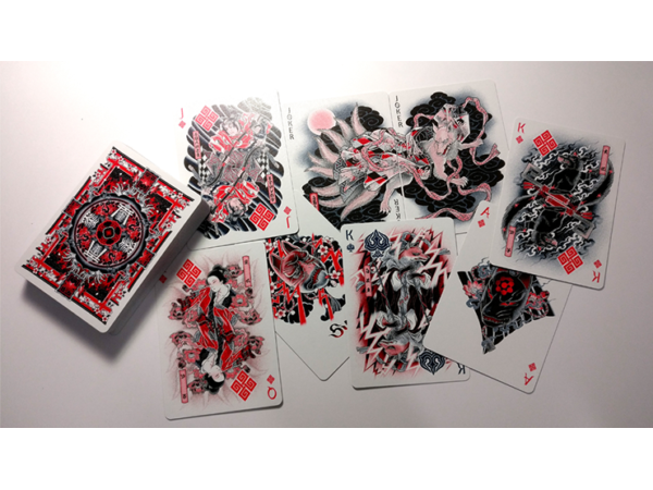 Sumi Kitsune Tale Teller (Craft Letterpressed Tuck) Playing Cards by Card Experiment