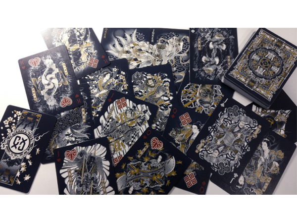 Sumi Kitsune Myth Maker (Blue) Playing Cards by Card Experiment