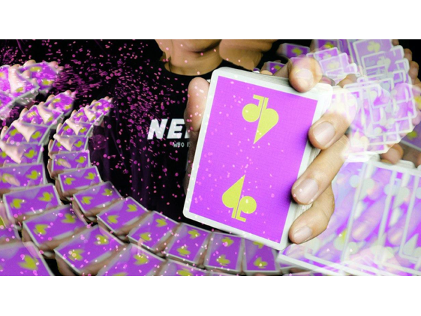 Jaspas Eggplant Playing Cards