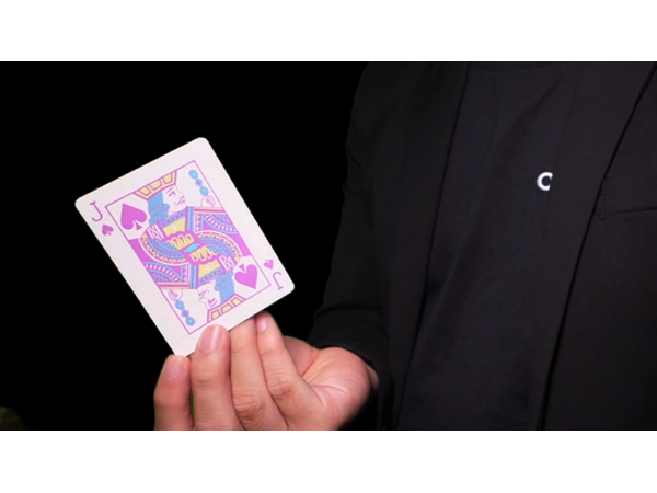 Jaspas Eggplant Playing Cards