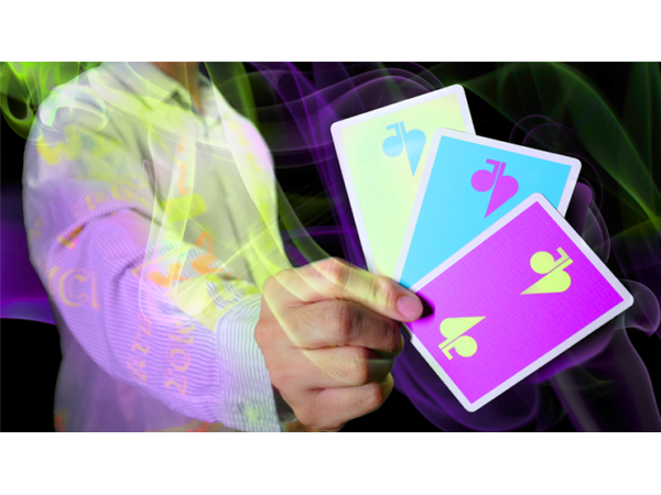 Jaspas Eggplant Playing Cards