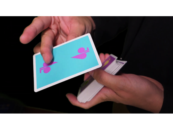 Jaspas Eggplant Playing Cards