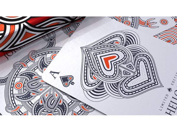 Hello Tiki (Red) Playing Cards