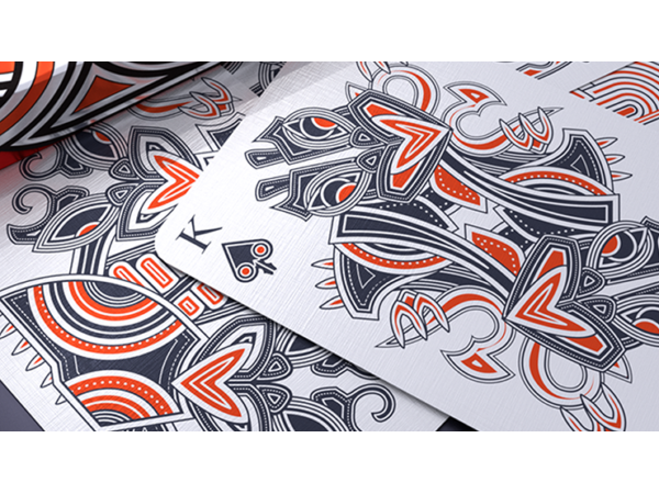 Hello Tiki (Red) Playing Cards