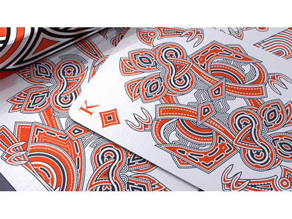 Hello Tiki (Red) Playing Cards