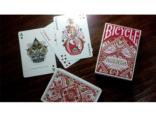 Agenda Red Basic Edition Playing Cards