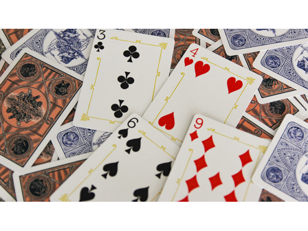 Circus No. 47 (Blue Gilded) Playing Cards