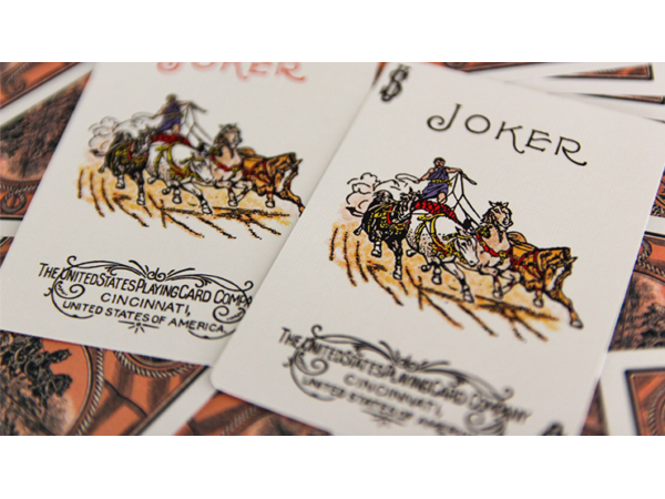 Circus No. 47 (Blue Gilded) Playing Cards