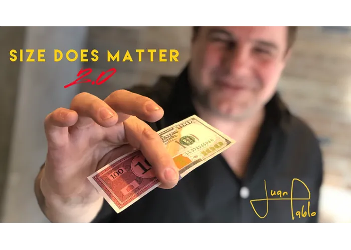 Size Does Matter 2.0 (Gimmicks and Online Instructions) by Juan Pablo Magic