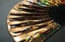 Appearing SnowStorming Fan V2 (Gold Hologram) by Victor Voitko (Gimmick and Online Instructions) – Image 1