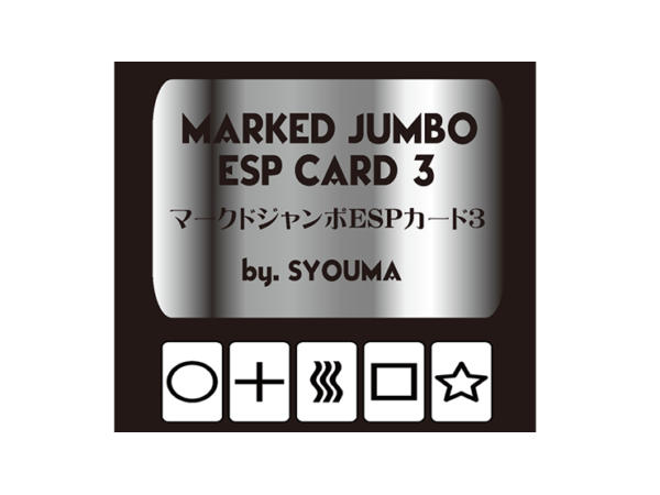 Marked Jumbo ESP Cards (Black) by Tejinaya Magic