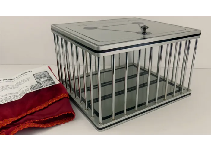 Silver Dove and Rabbit Cage by Tora Magic
