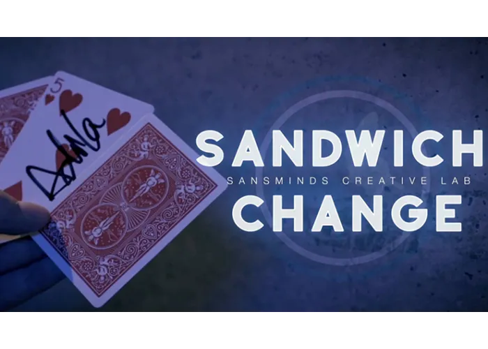 Sandwich Change (Gimmicks and DVD) by SansMinds Creative Labs - DVD