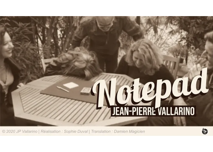 The Notepad (Gimmicks and Online Instructions) by Jean-Pierre Vallarino