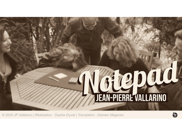 The Notepad (Gimmicks and Online Instructions) by Jean-Pierre Vallarino