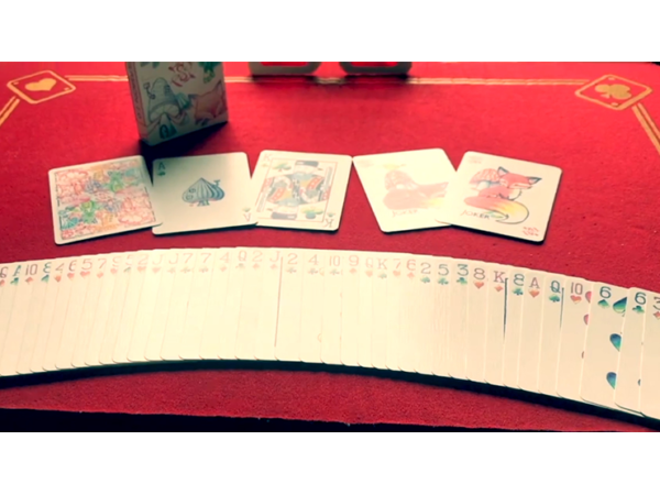 Red Fox Playing Cards (Purple)