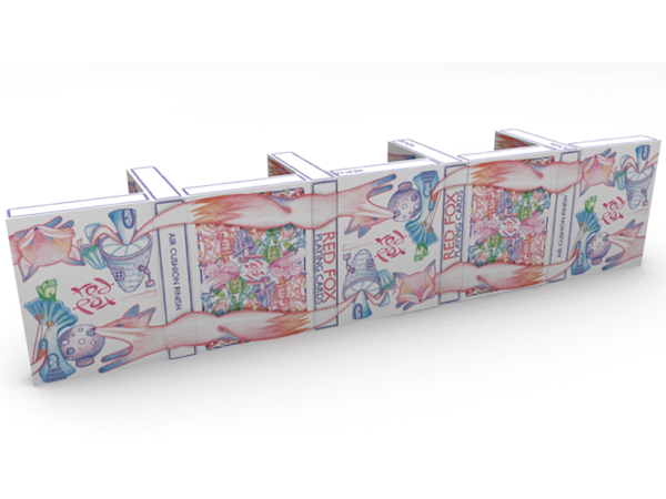 Red Fox Playing Cards (Purple)