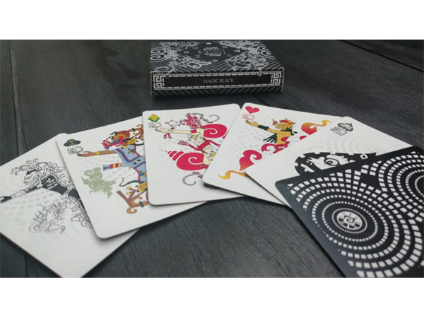 Maya Playing Cards Magic Black