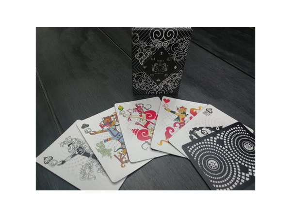 Maya Playing Cards Magic Black