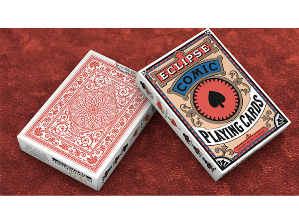 Eclipse Comic (Red) Vintage Transformation Playing Cards