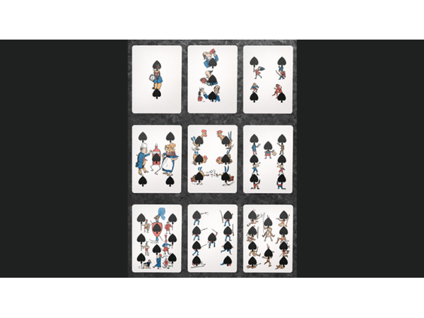 Eclipse Comic (Red) Vintage Transformation Playing Cards