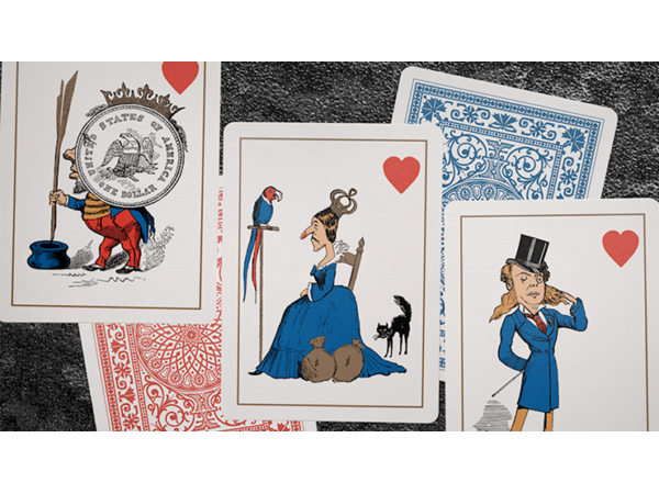 Eclipse Comic (Red) Vintage Transformation Playing Cards