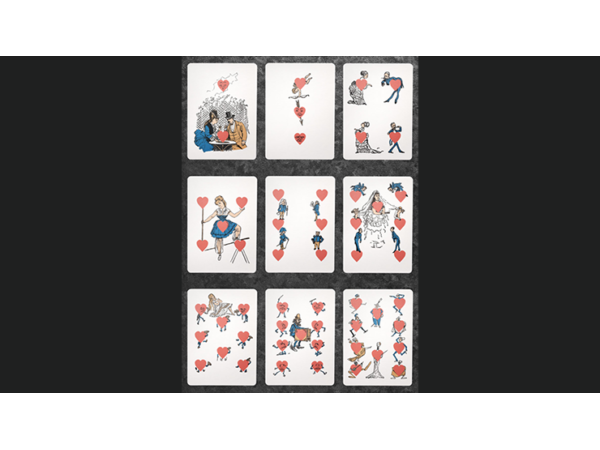 Eclipse Comic (Red) Vintage Transformation Playing Cards