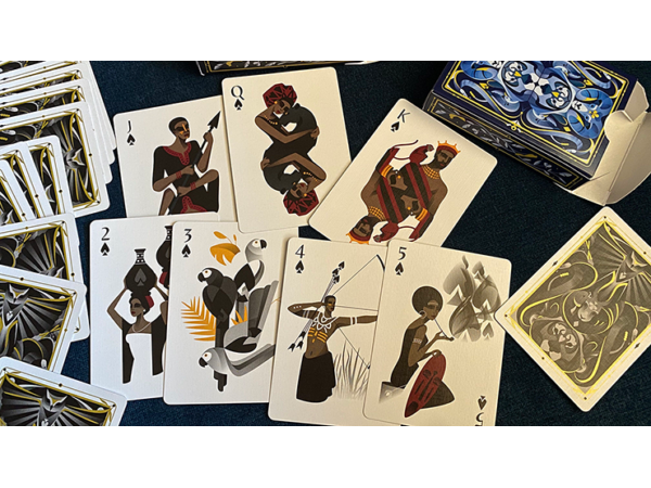 5th Kingdom Semi-Transformation (Player Edition Gilded Blue 2 Way) Playing Cards