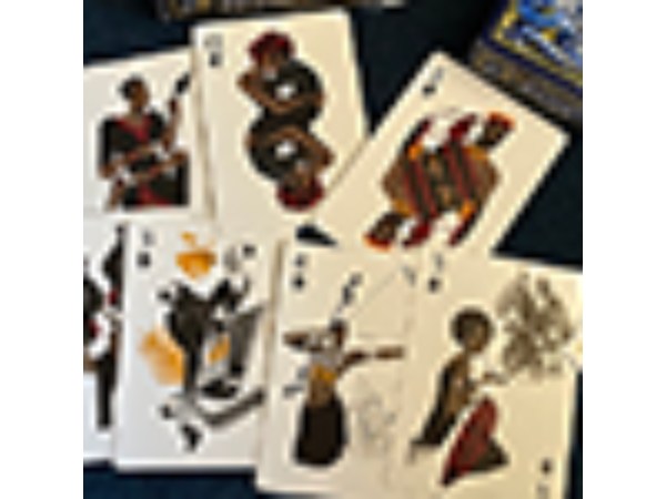 5th Kingdom Semi-Transformation (Player Edition Gilded Blue 2 Way) Playing Cards