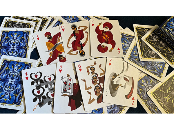 5th Kingdom Semi-Transformation (Player Edition Gilded Blue 2 Way) Playing Cards