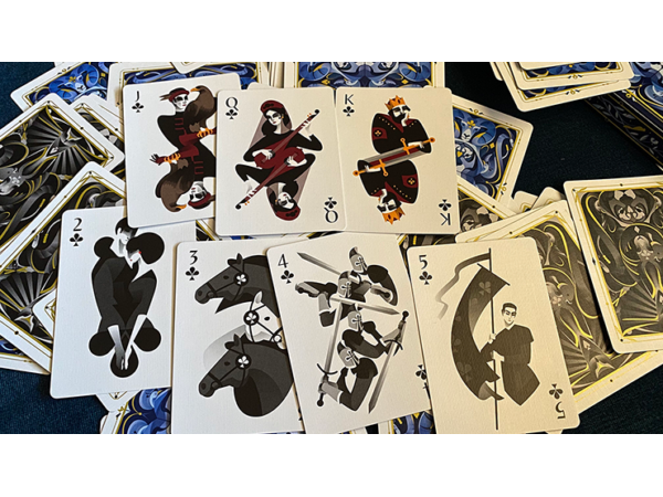 5th Kingdom Semi-Transformation (Player Edition Gilded Blue 2 Way) Playing Cards