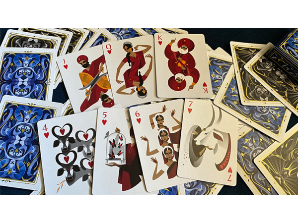 5th Kingdom Semi-Transformation (Artist Edition Gilded Gold 1 Way) Playing Cards