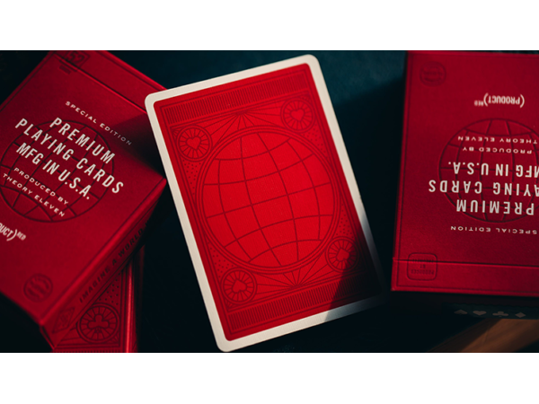 Red Special Edition Playing Cards by theory11