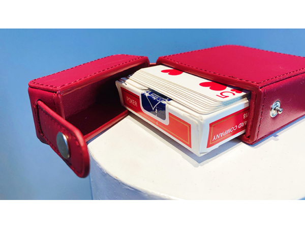 MAZE Leather Card Case (Red) by Bond Lee