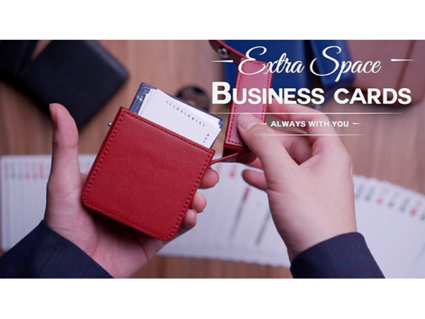 MAZE Leather Card Case (Red) by Bond Lee