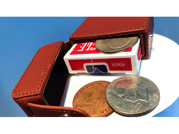 MAZE Leather Card Case (Brown) by Bond Lee