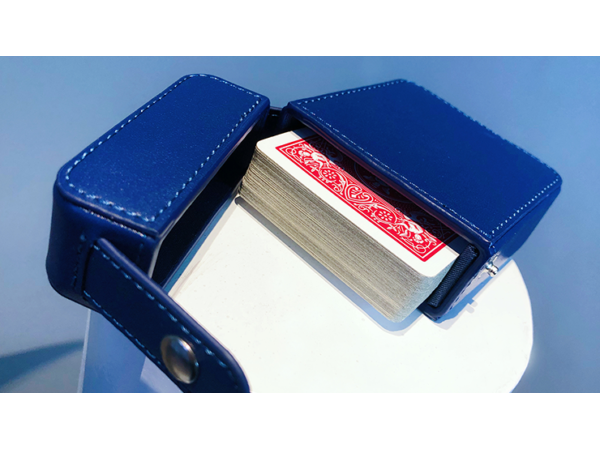 MAZE Leather Card Case (Blue) by Bond Lee