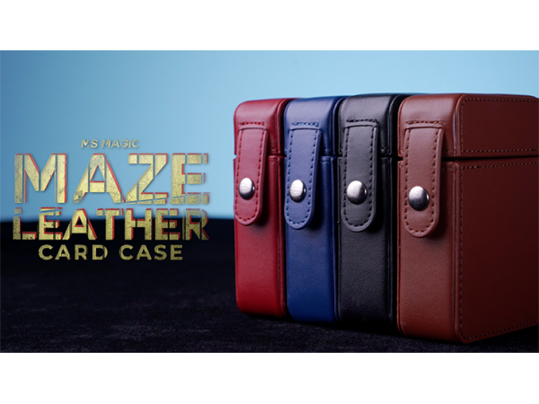 MAZE Leather Card Case (Black) by Bond Lee